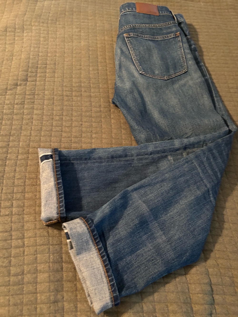 Madewell Cruiser Straight Selvedge Jeans size 28